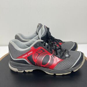 Pearl Izumi X-Road Fuel‎ II Cycling Shoes Men EUR 42 US 8.5 SPD Clip Gray Red